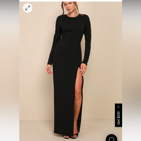 Lulus Dresses & Skirts - NEW WITH TAGS, Size L, Lulus formal black dress